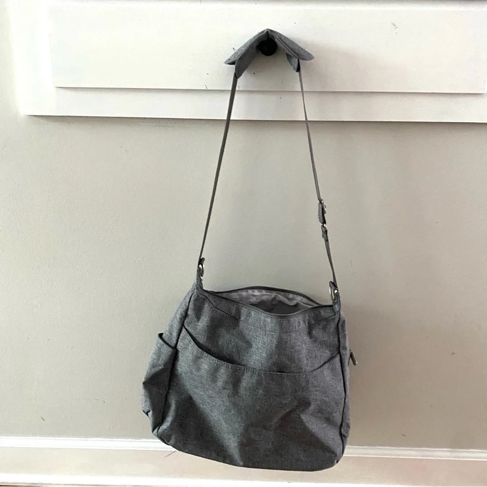JJ Cole Collection Linden Diaper Bag Gray Baby Bag
